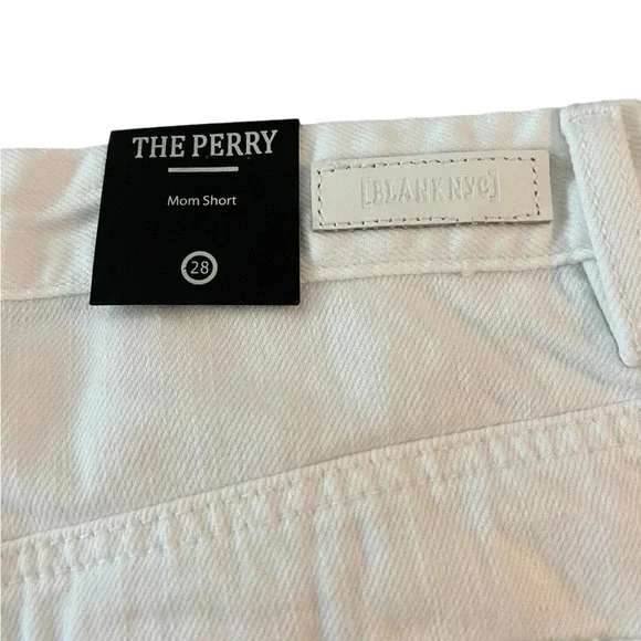 NWT Blank NYC White The Perry Mom Shorts - Picture 5 of 5